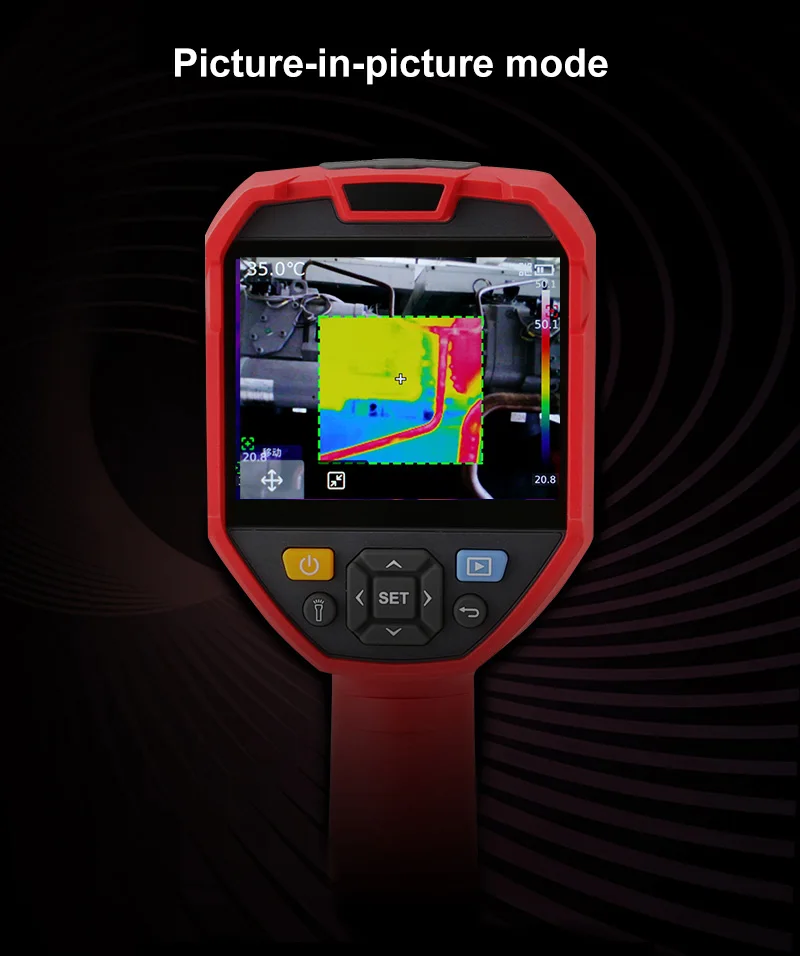 UNI-T UTi320E Thermal Imaging Camera with WiFi - 320 x 240 IR Infrared  Thermal Imager with 3.5 IPS Screen Display Temperature Range -40ºC~440ºC 