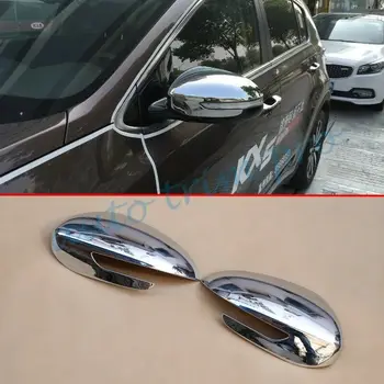 

Chrome Molding Rear View Rearview Mirror Cover Trim Fit For Kia Sportage QL 2016 2017 2018 Exterior Accessories