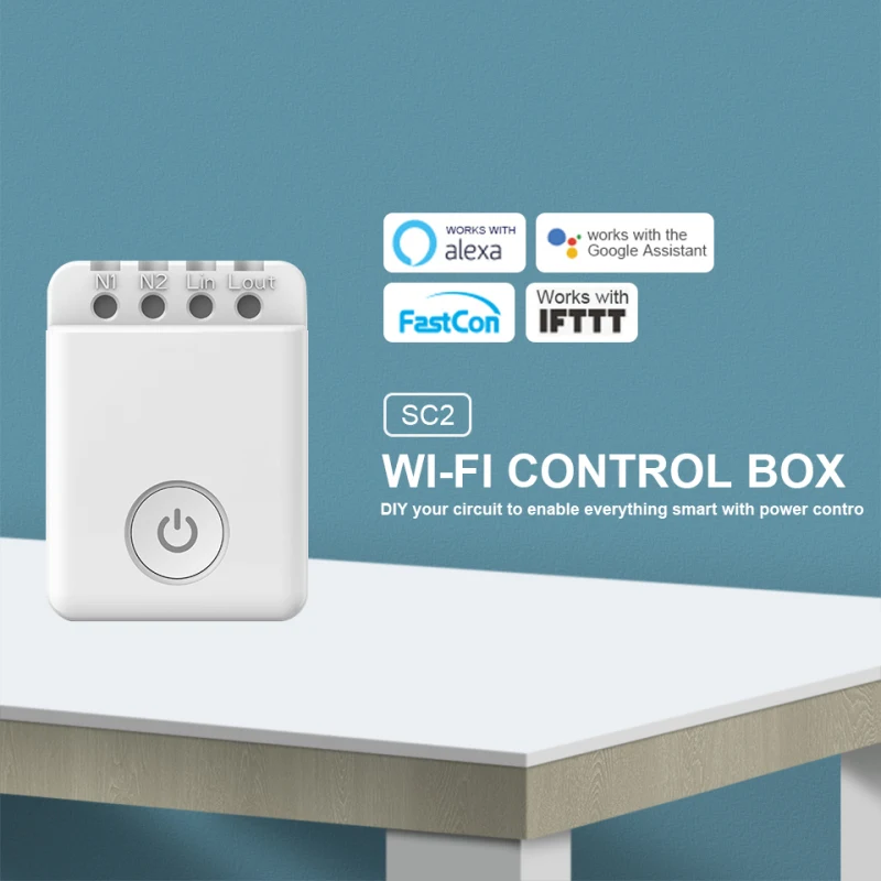 Broadlink SC2 умный WiFi переключатель прерыватель питания дисплей DIY таймер приложение дистанционное управление Автоматизация разъем для Alexa Google Home