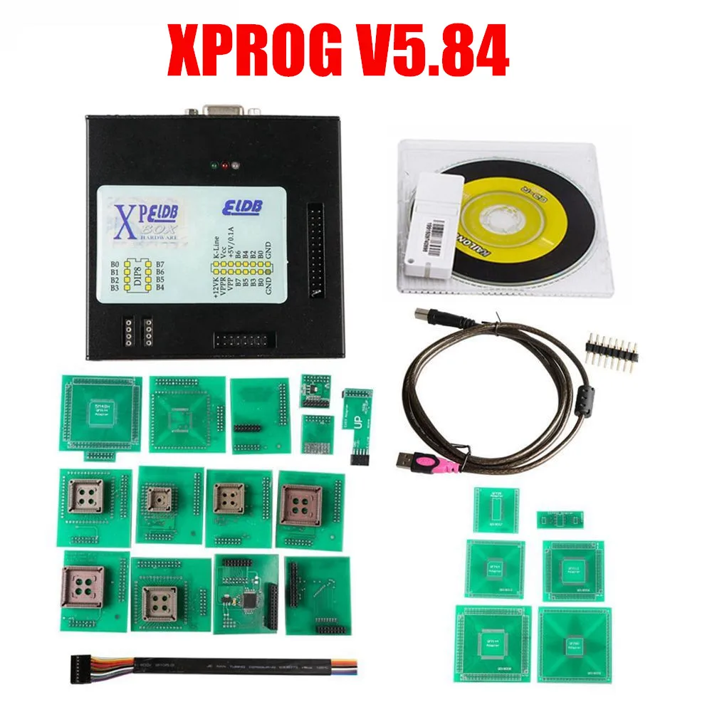 XPROG V6.12 черный металлический ящик XPROG M 5,84 6,12 Авто ЭКЮ программист обновление версии Xprog-M Xprog V5.55 V5.60 V5.84 V5.86 V6.12 - Цвет: XPROG V5.84
