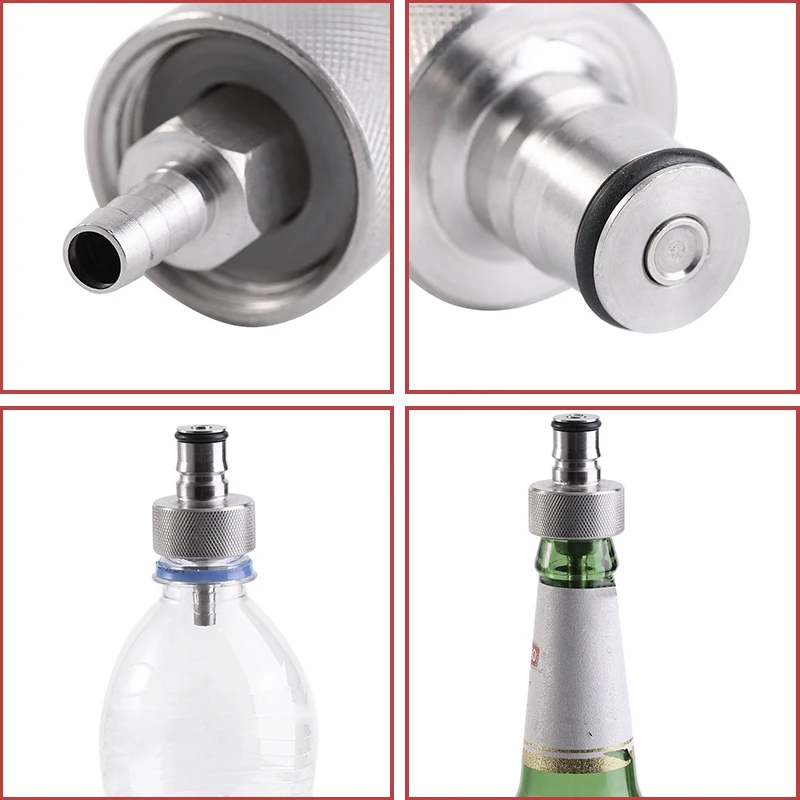 Stainless Steel Home Brew Beer Carbonation Cap Counter Pressure Bottle Filling Ball Lock for Corny Keg Home Brew Stainless Steel Home Brew Beer Carbonation Cap Counter Pressure Bottle Filling Ball Lock for Corny Keg Home Brew