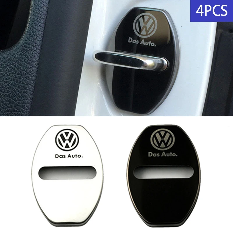 

2020 Car door lock protection cover VW stainless steel auto parts for Volkswagen Golf Polo Jetta Bora Beetle Touran Passat CC