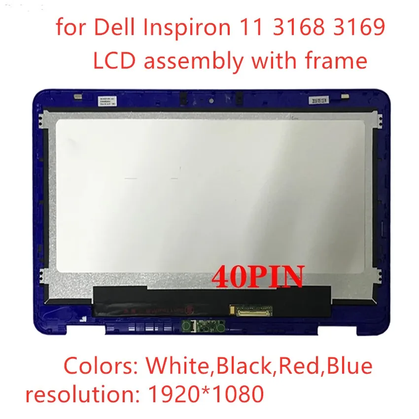 Сменный ЖК-дисплей 11 6 дюйма для Dell Inspiron 3168 3169 1366*768 с сенсорным экраном и