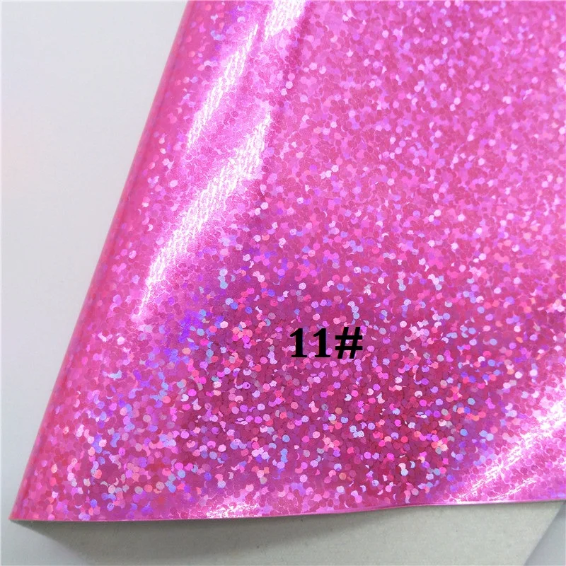 11 Glitterwishcome 21X29 см A4 гладкая блестящая ткань кожаные листы, искусственная кожа ткань, синтетическая кожа для бантов, GM464A - Цвет: 11