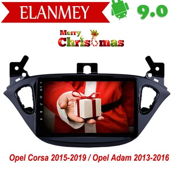 

Branded Genuine Android 9.0 Car Radio for Opel Corsa car gps navigation Opel Adam Car Multimedia stereo Vehicle video recorder