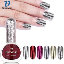 Blueness 6 мл Платиновые Блестки УФ-гель для ногтей цветная серия Led гель лак Полупостоянный Led Лак для ногтей украшение