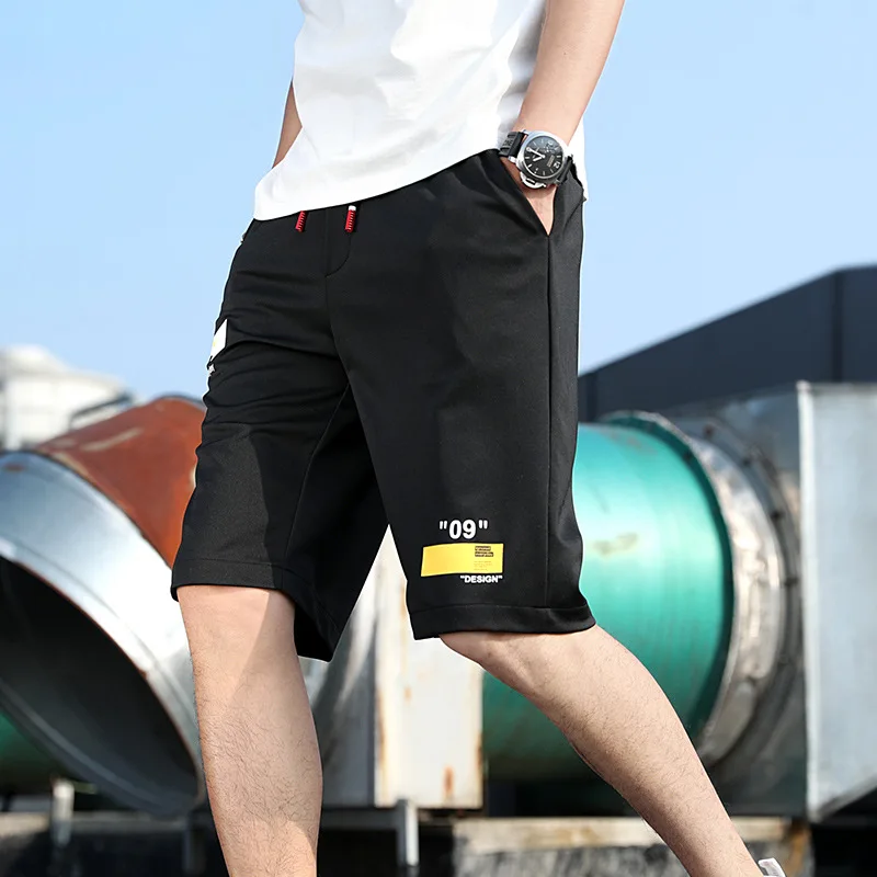 Men Summer Compression shorts Solid Bat Patterns and Letter Printing Breathable Elastic Waist Fashion Joggers Casual Shorts Men Summer Compression shorts Solid Bat Patterns and Letter Printing Breathable Elastic Waist Fashion Joggers Casual Shorts