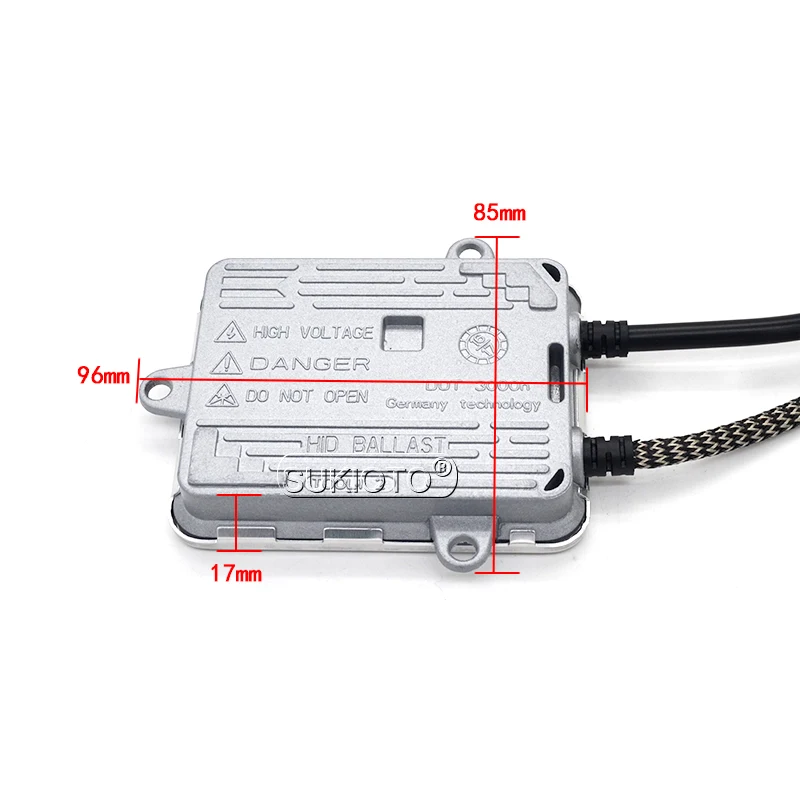 SUKIOTO 55W AC HID Xenon Ballast Kit H1 H3 H7 H11 D2H Cnlight Car Light Xenon Headlamp Bulb 6000K 4300K 5000K HID Conversion Kit (1)