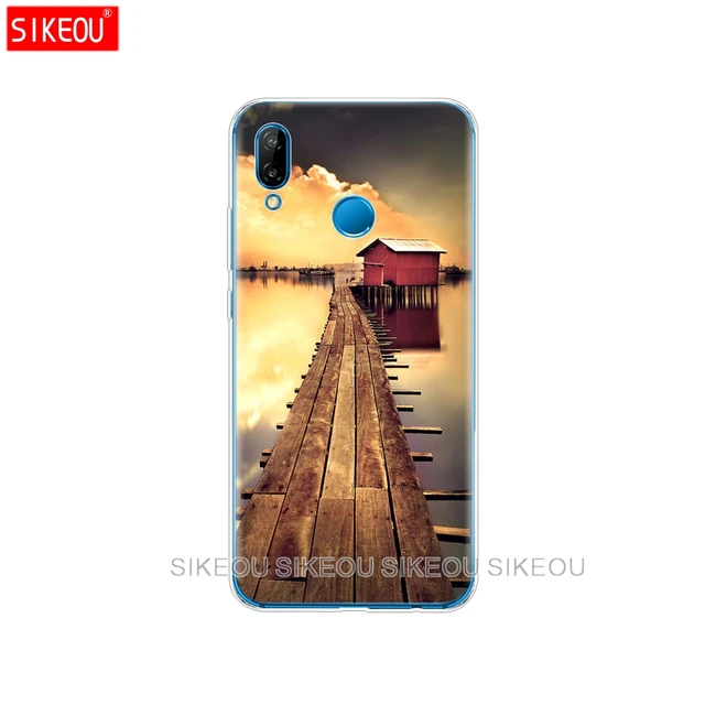 case for huawei P20 LITE case cover for huawei p20 pro case back cover silicon 360 full protective P 20 Lit Coque etui clear cat 33990