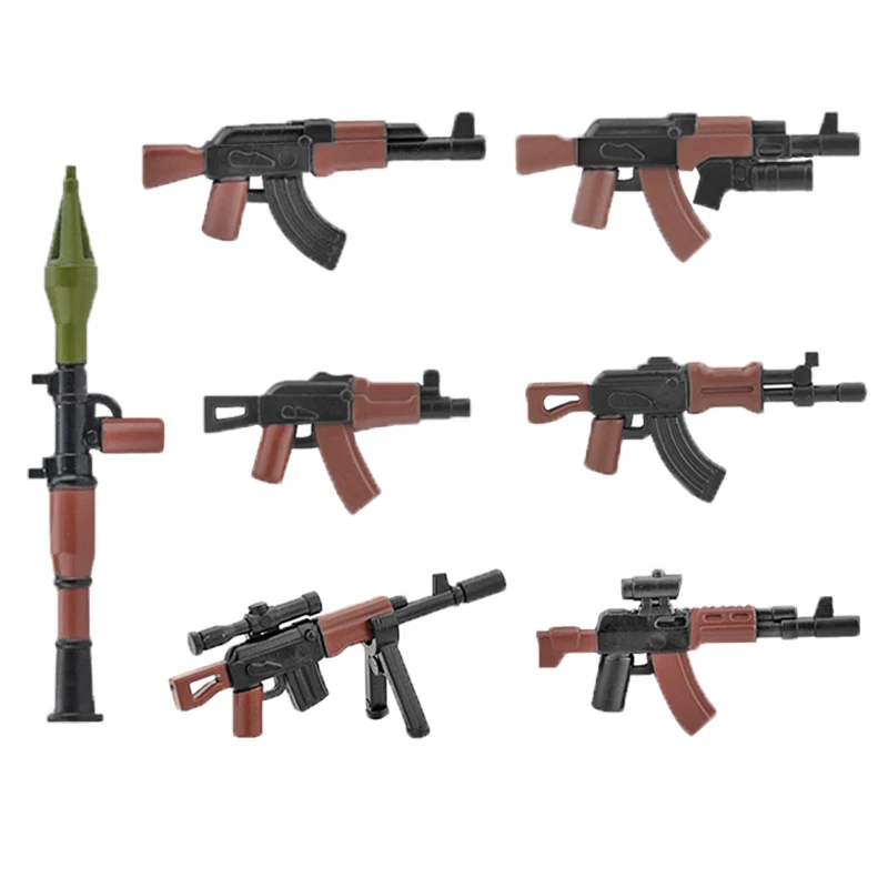 Конструктор оружие FIGUR WW2 пистолет мини-кирпичи солдат фигурки игрушки подарки