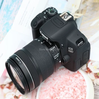 Camaras digitales Cámara Digital Canon 700D DSLR, con lente STM de 18-55mm, 18 MP, vídeo Full HD 1080p, pantalla táctil de ángulo variable