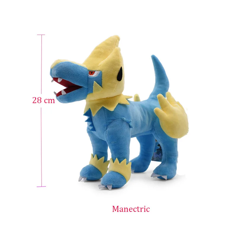 Manectric Takara Tomy Аниме Покемон кукла Torterra Snorlax Zeraora Rayquaza Charizard мультфильм чучела Peluche плюшевые игрушки Рождественский подарок - Цвет: Manectric