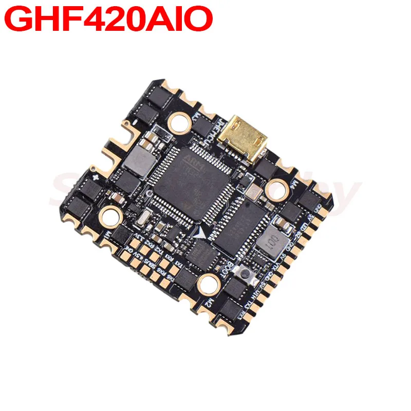 Модернизированный бесщеточный контроллер полета JHEMCU GHF420AIO 20A 35A 4 в 1 ESC F4 OSD FC BLheli_S 2 6S скоростной контроллер зубочистка FPV RC|Детали и аксессуары| | АлиЭкспресс
