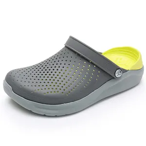 Image 5 - MELAMPUS Mens sandals slippers non skid Baotou beach shoes flat heeled couple sandals