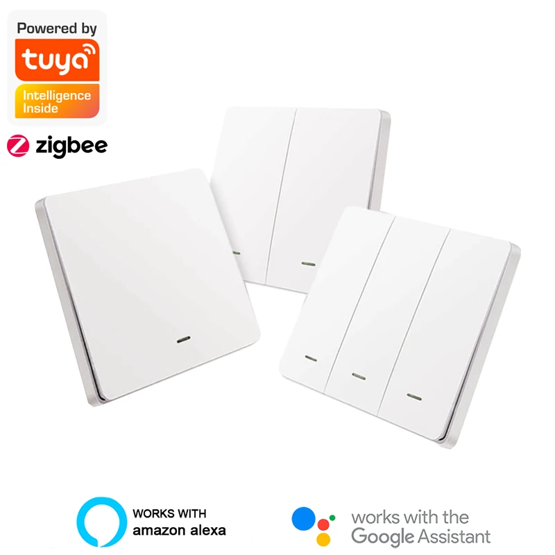 Tuya Zigbee Smart Switch, Not Support Zigbee2mqtt ! Tuya HUB Must Required ! Ship From Russian To Russian By IML afbeelding
