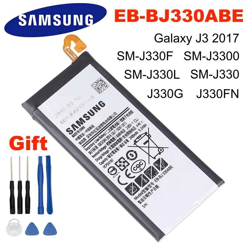 Samsung Orginal Eb Bj330abe 2400mah Battery For Samsung Galaxy J3 17 Sm J330 J3300 Sm J3300 Sm J330f J330fn J330g Sm J330l Mobile Phone Batteries Aliexpress