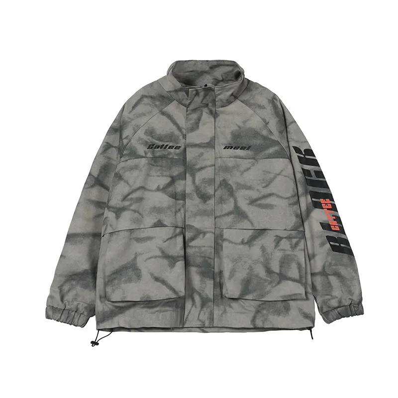 

City Where the Product 2020 Spring New Style Camouflage Workwear Multi-pockets Jacket Origional Japanese-style New Style Men'S W