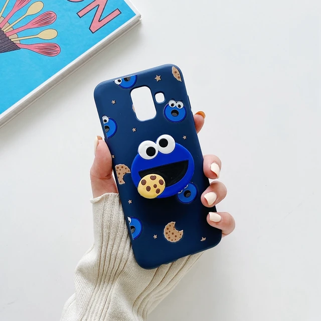Cartoon Phone Holder Case For Samsung Galaxy A50 A70 A30S A40 A20 A30 A10 A11 A20E A21S A31 A7 A8 A6 Plus 2018 A41 Stand Cover Navy Elm Holder