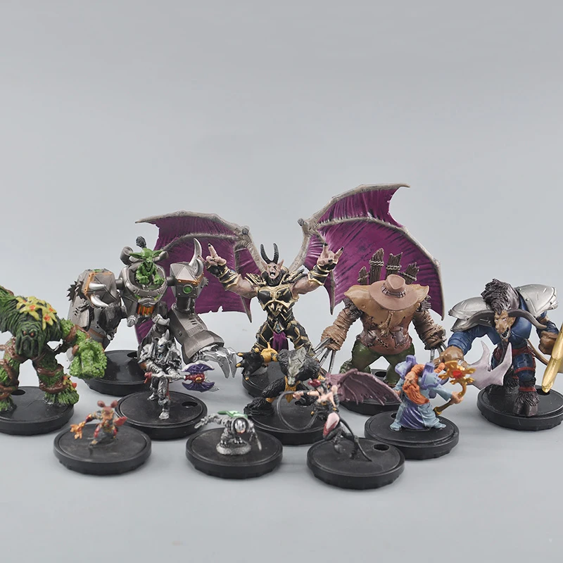 TRPG miniatures board game Elf dwarf warrior Priest Goblin Warlock Rogue troll assassin orc tauren succubus Element figure model |