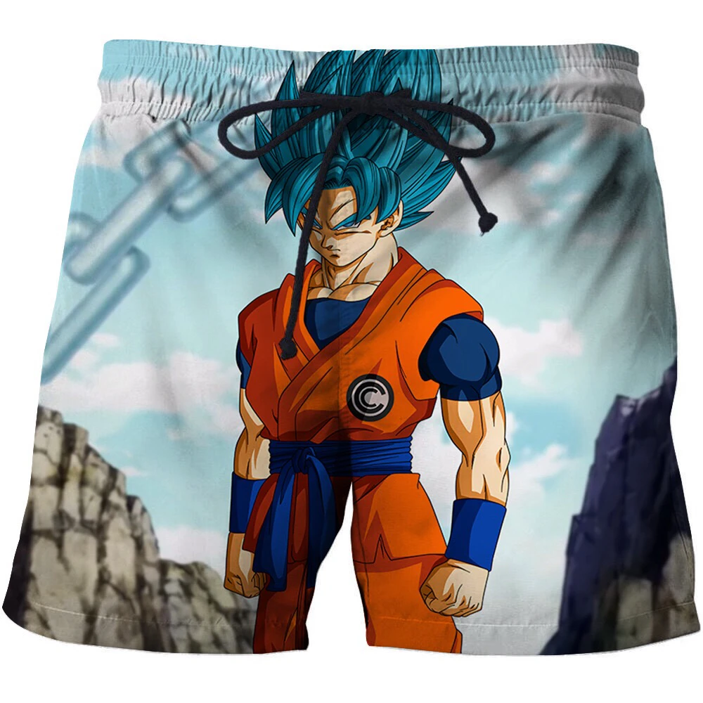 Dragon Ball Z Наруто мужские шорты для плавания, Шорты для плавания, брюки для плавания, одежда для плавания, плавки, пляжная одежда, косплей, на заказ, большие размеры, S-6XL