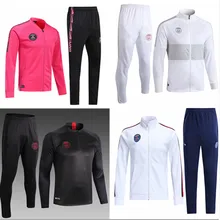 19 20 новая тренировочная куртка пальто psg футбольные майки MBAPPE NEYMAR JR CAVANI VERRATTI KIMPEMBE AC комплект футбольной куртки Джерси