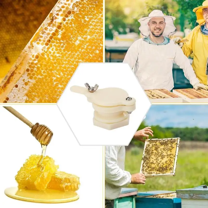 1/2 шт. экстрактор с принтом в виде медоносной пчелы нажмите нетоксичный Пластик нейлон задвижка розлива сад пчеловода принадлежности для пчеловодства