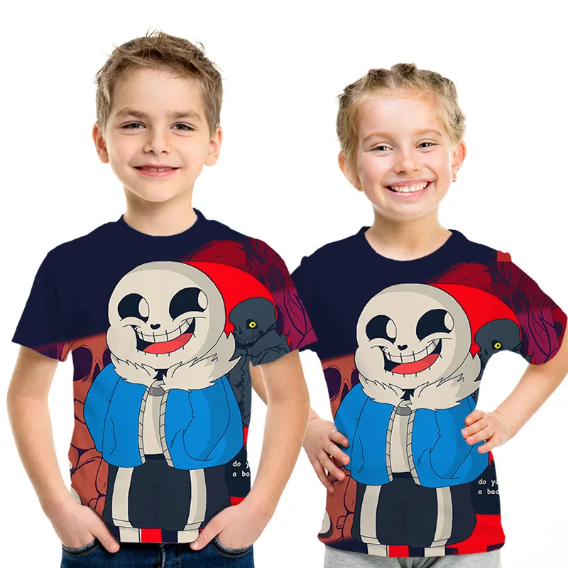 Детские футболки для подростков, летняя детская игра сказка подземелья, футболка с 3D принтом, одежда для мальчиков, рубашки с короткими рукавами для девочек, топ, футболка - Цвет: picture color