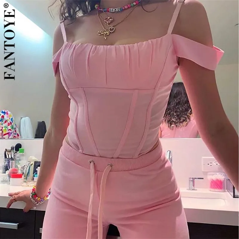 

Fantoye 2019 Summer New Fashion Tank Top Off Shoulder Mini Bodycon Ruched Tops For Women Casual Solid Crop Top Camisole Clubwear