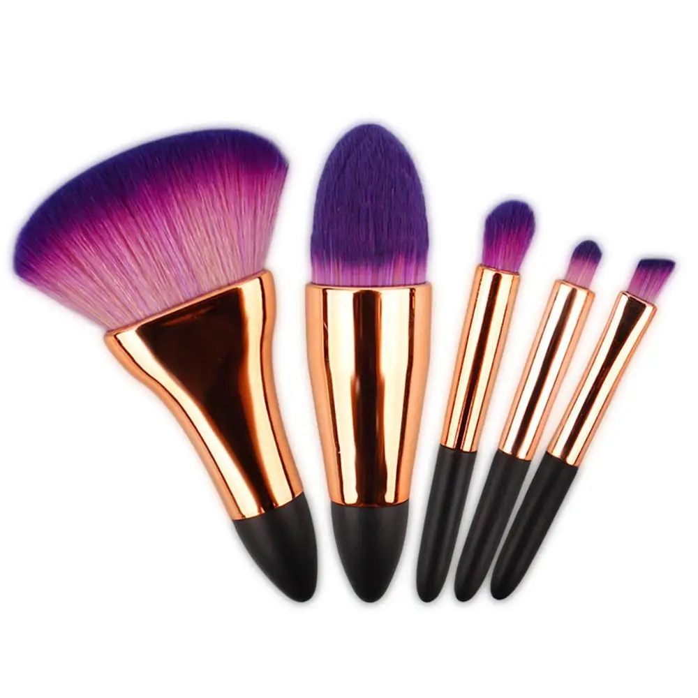 

Mini Makeup Brush Dwarf 5 Makeup Brush Portable Makeup Brush Short Makeup Brush Portable Set Makeup Brush Travel Beginner Makeup