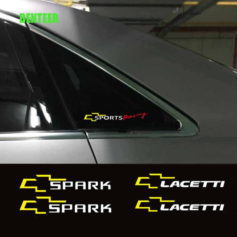 Наклейки на автомобильные окна KK для Chevrolet Cruze Captiva Lacetti Aveo Orlando Epica Camaro Spark 2 шт. |