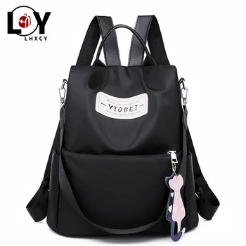 

Anti-theft Travel Backpack Pendant Leather Belt Women Backpacks Leisure Shoulder Bags Women High Quality Designer Bags For Women