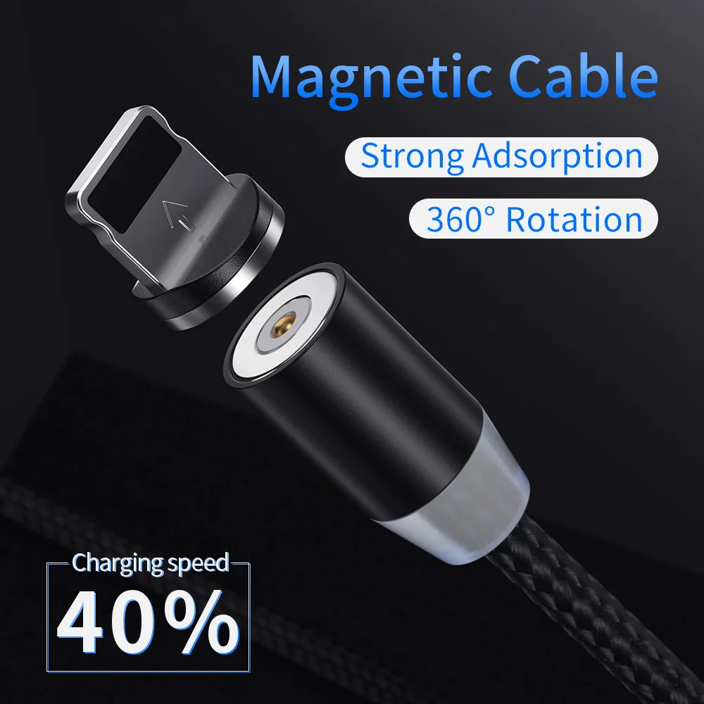 Магнитный кабель Micro USB для iPhone 11 Samsung A51 Android магнитное зарядное устройство