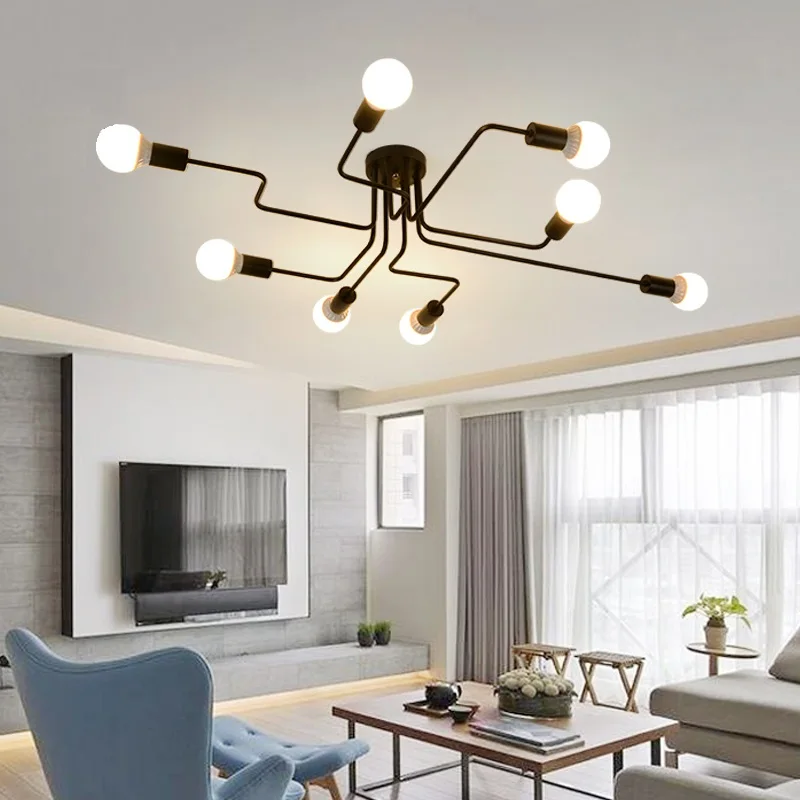 Ceny Lampa wisząca w stylu vintage oprawa oświetleniowa żyrandol Loft przemysłowe światła sufitowe kuchnia sypialnia jadalnia 4 6 8 głowice