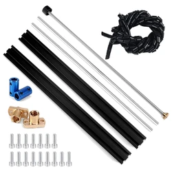 Kit d'extension d'axe Y 3018 Pro, mise à niveau 3018 à 3040, Compatible avec pour fraiseuse à graver CNC 3018 Pro 