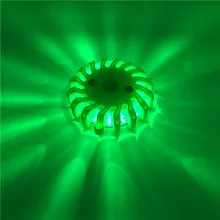 Светодиодный красный светодиодный фонарь для безопасности, мигающий фонарик с магнитом, Предупреждение ночные огни, дорожные аварийные сигнальные огни, дисковые маяки для автомобиля