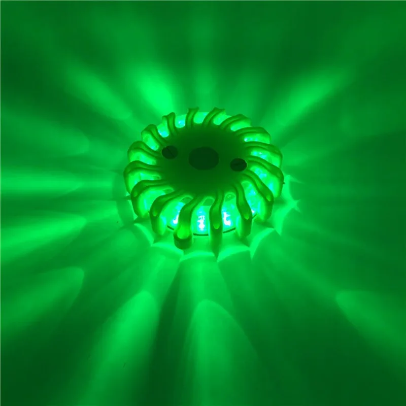 

LED Road Flare Red LED Safety Flare Flashlight Magnet Flashing Warning Night Lights Roadside Emergency Flares Disc Beacon Car