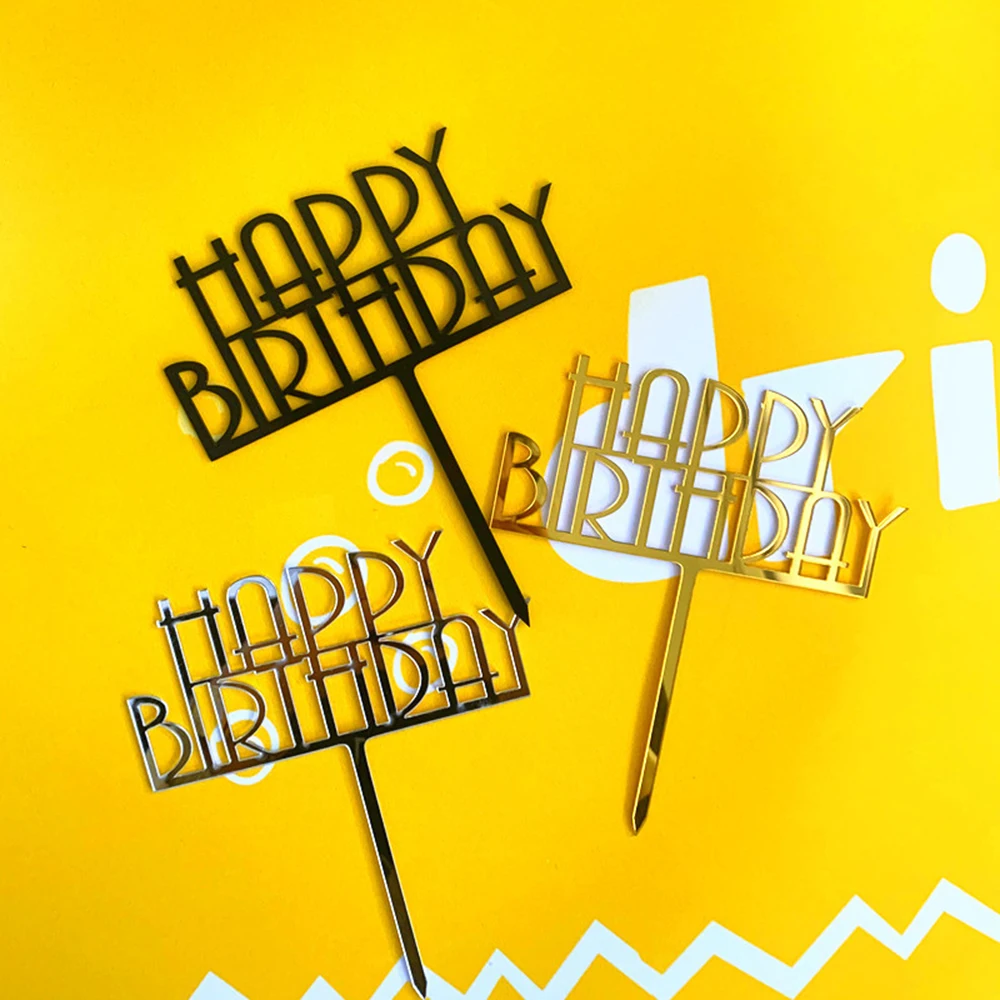 High Heels Lady Girl Acrylic Cake Topper Happy Birthday Cupcake For Weddding Girls Party Decorations | Дом и сад