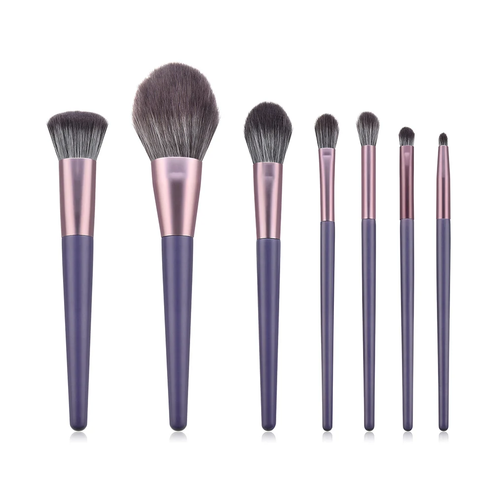 Кисти для макияжа Премиум синтетическая основа для пудры консилеры 7 шт. набор кистей Тени для век кисти для макияжа J3