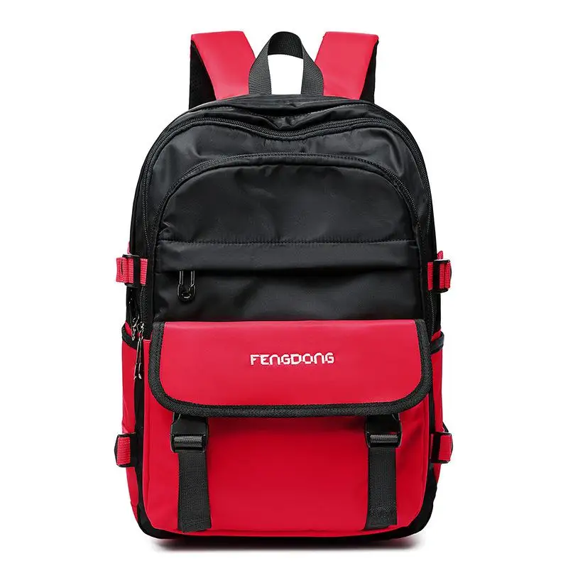 Модный женский рюкзак, новинка, дорожная сумка, повседневная, 14 дюймов, для ноутбука, для мужчин, студентов, школьные сумки для девочек-подростков, рюкзак mochila - Цвет: Red