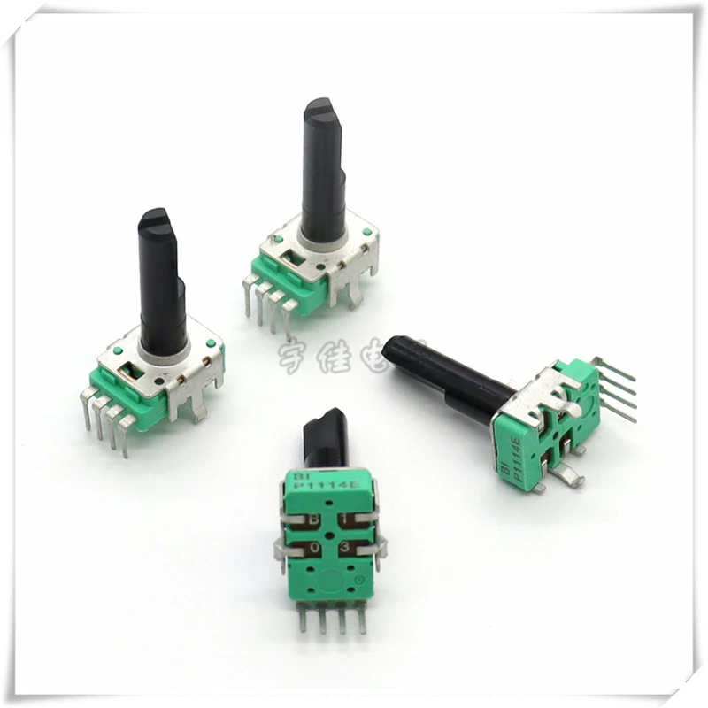 Mono potentiometer RK11K type 4 foot potentiometer volume adjustment B10K B103 shaft length 23mm afbeelding