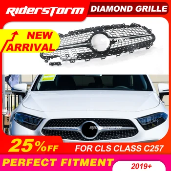 شراء CLS الفئة C257 الماس شواء ل CLS W257 تجميل الجبهة مصبغة الماس مصبغة 2018 2019 CLS300 CLS350 CLS450 CLS500 4 Matic