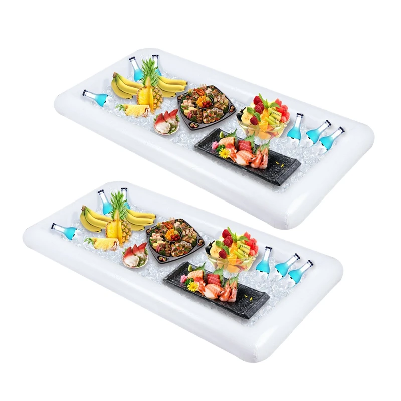 

Inflatable Ice Bar Summer Pool Pvc Inflatable Water Bar,Salad Bar Party Inflatable Drink Stand Fruit Dish Multifunctional Infl