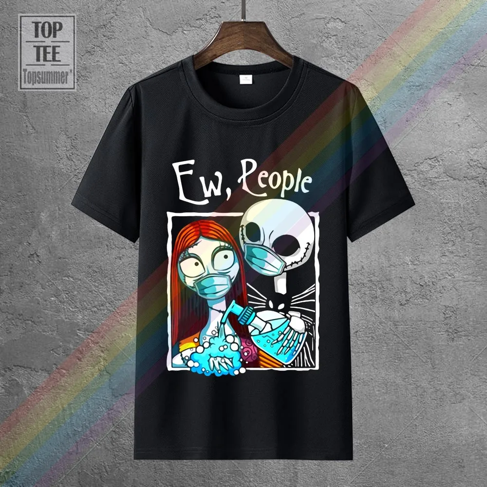 Футболка Jack # Skellington с Салли Ew People Подарочная футболка для мужчин и женщин |