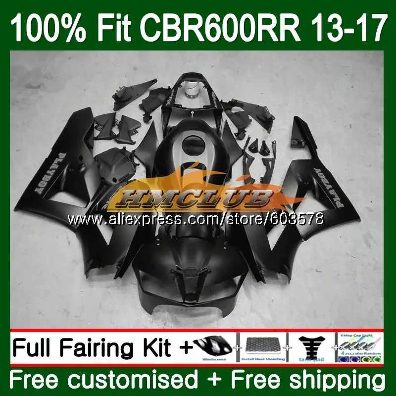 Литья под давлением для HONDA CBR600RR 2013 82CL. 60 CBR 600RR 600 RR CBR600 RR F5 13, 14, 15, 16, 17, обтекатель матового черного цвета