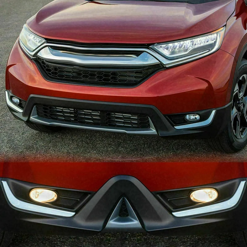 Для Hon da CRV-, передний противотуманный светильник для бровей, противотуманный светильник, накладка, передний противотуманный светильник, полоска с блестками, декоративная наклейка