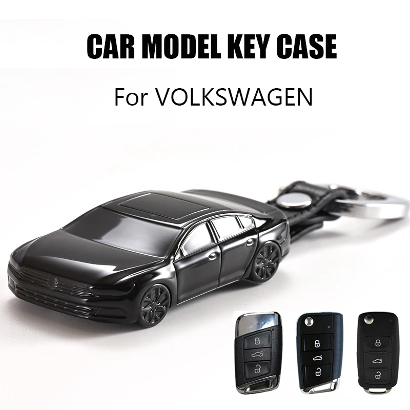 Чехол-накладка для ключей автомобиля Volkswagen VW Passat B8 B5 Golf 4 5 6 7 VII MK7 VI Tiguan AD1 5N Polo 6R Jetta