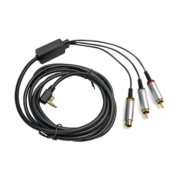 

OSTENT HDTV S-AV Audio Video Cable Cord for Sony PSP2000/3000 Console