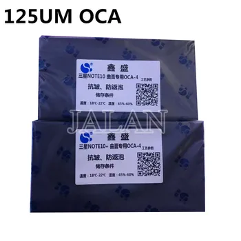 

125UM OCA glue For Samsung Note10 Plus/10/9/8 S10 Plus S9 Plus S8 Plus S7edge glass oca sticker laminate anti-wrinkle no bubble