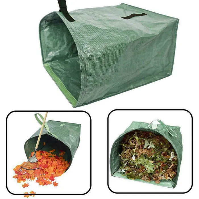 Garden Leaves Basket Collapsible Large Capacity Jumbo Trash Garbage Bag PI669