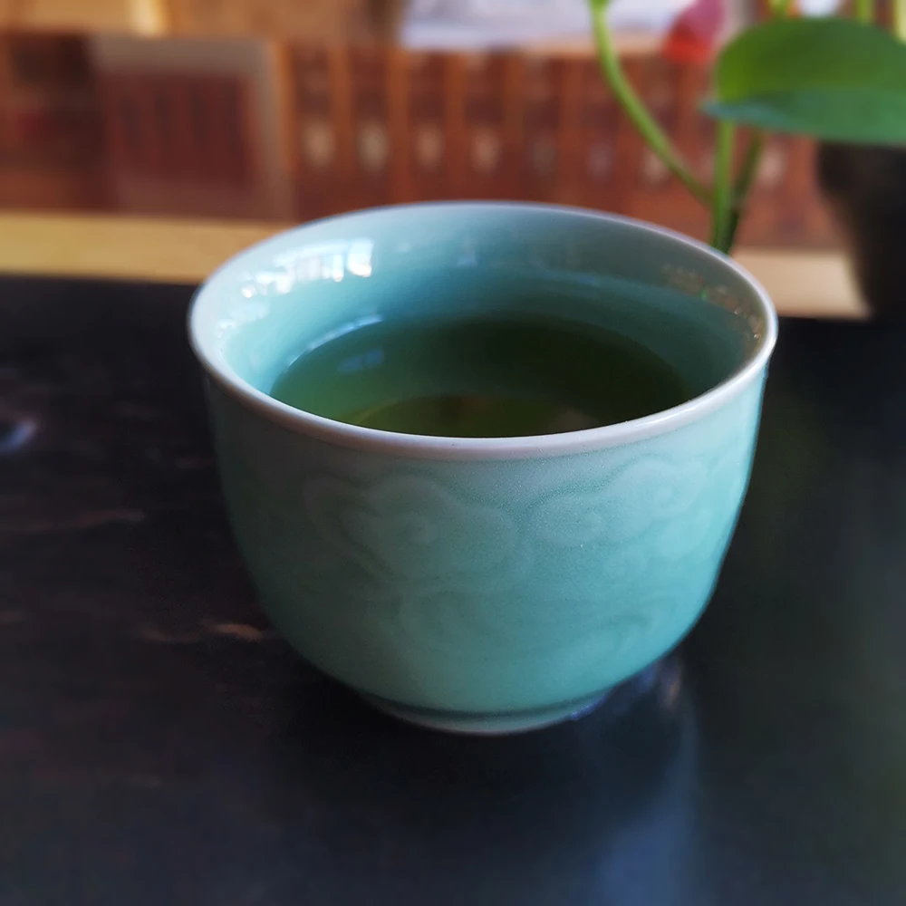 Китайская чайная чашка 160 мл фарфоровая китайская Longquan Celadon церемония посуда для